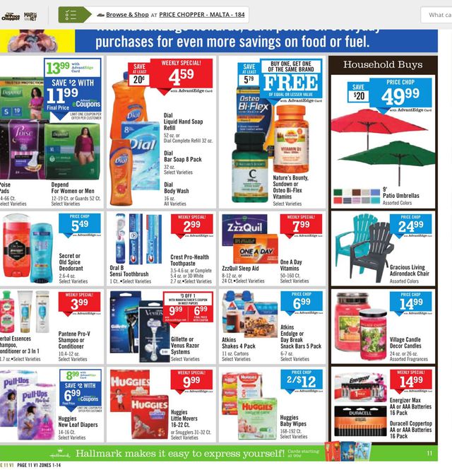 Price Chopper Ad from 05/08/2022