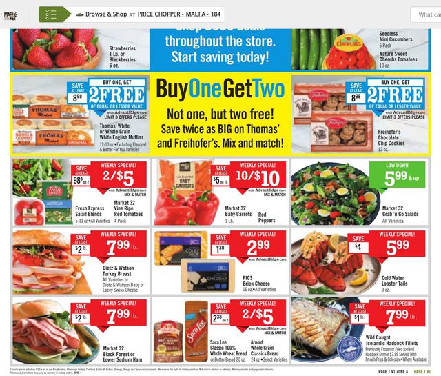 Price Chopper Ad from 05/29/2022