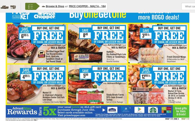Price Chopper Ad from 05/29/2022