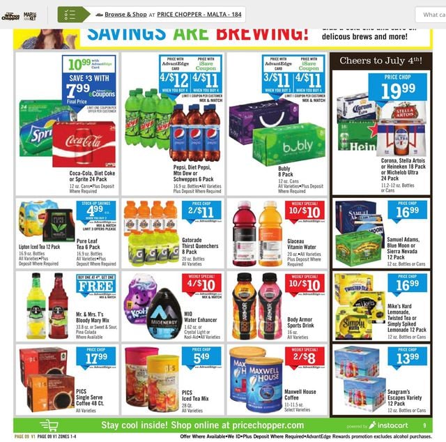 Price Chopper Ad from 06/26/2022