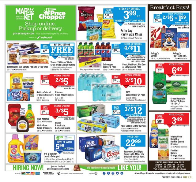 Price Chopper Ad from 07/24/2022