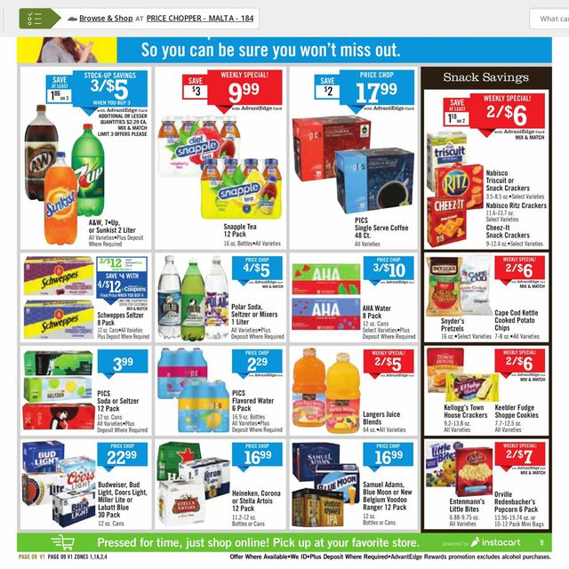 Price Chopper Ad from 09/04/2022