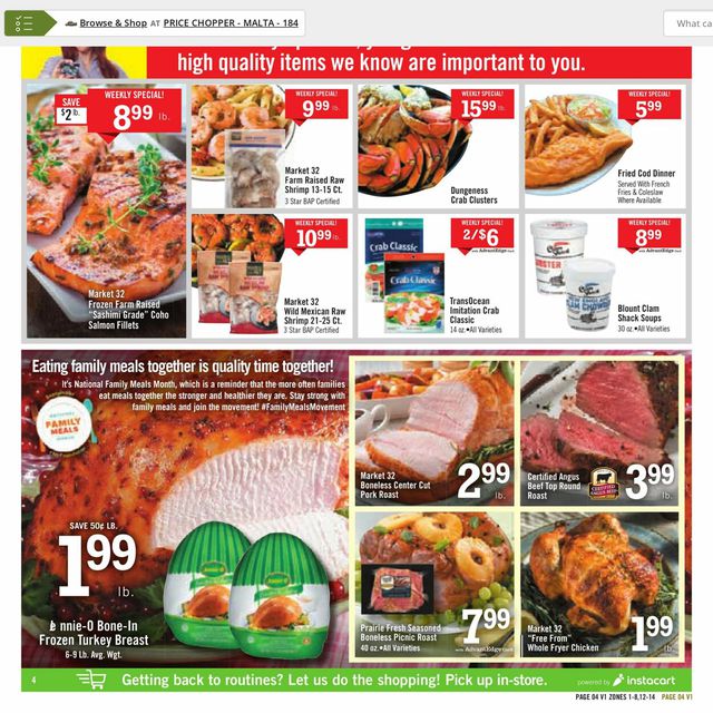 Price Chopper Ad from 09/11/2022