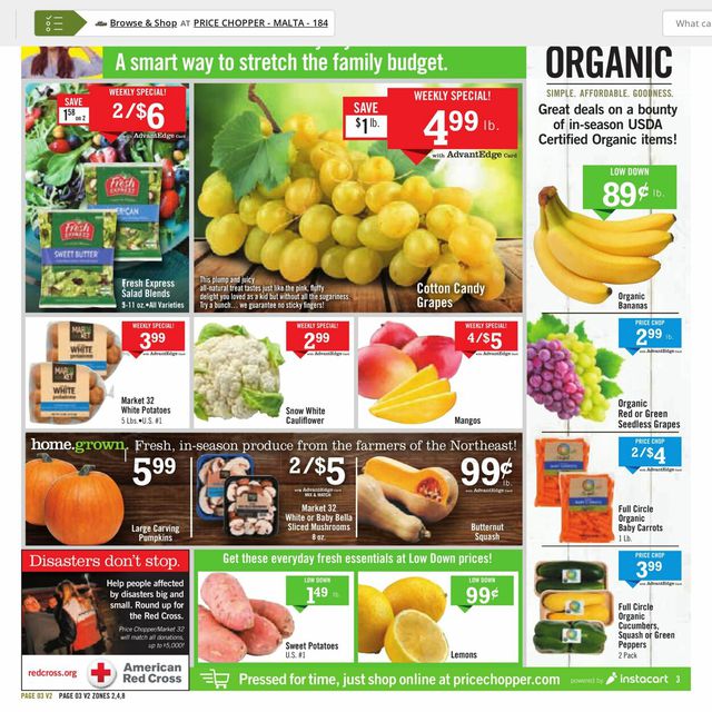 Price Chopper Ad from 09/18/2022