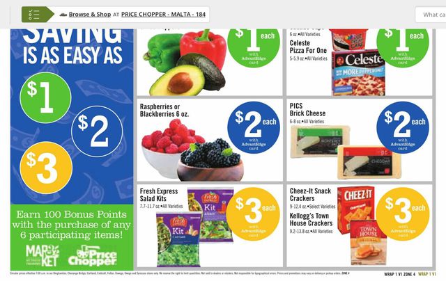 Price Chopper Ad from 09/18/2022