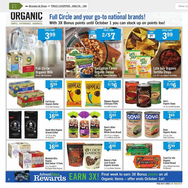 Price Chopper Ad from 09/25/2022