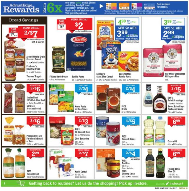 Price Chopper Ad from 10/02/2022