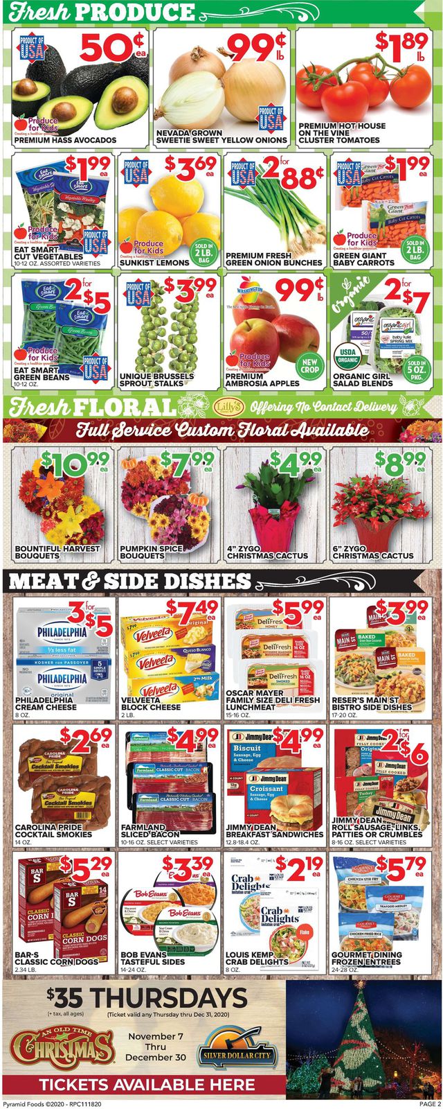 Price Cutter Ad from 11/18/2020