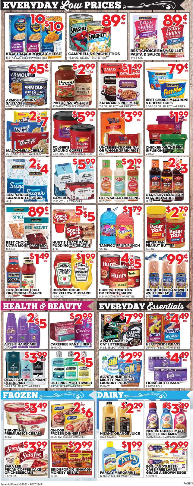 Price Cutter Ad from 02/24/2021