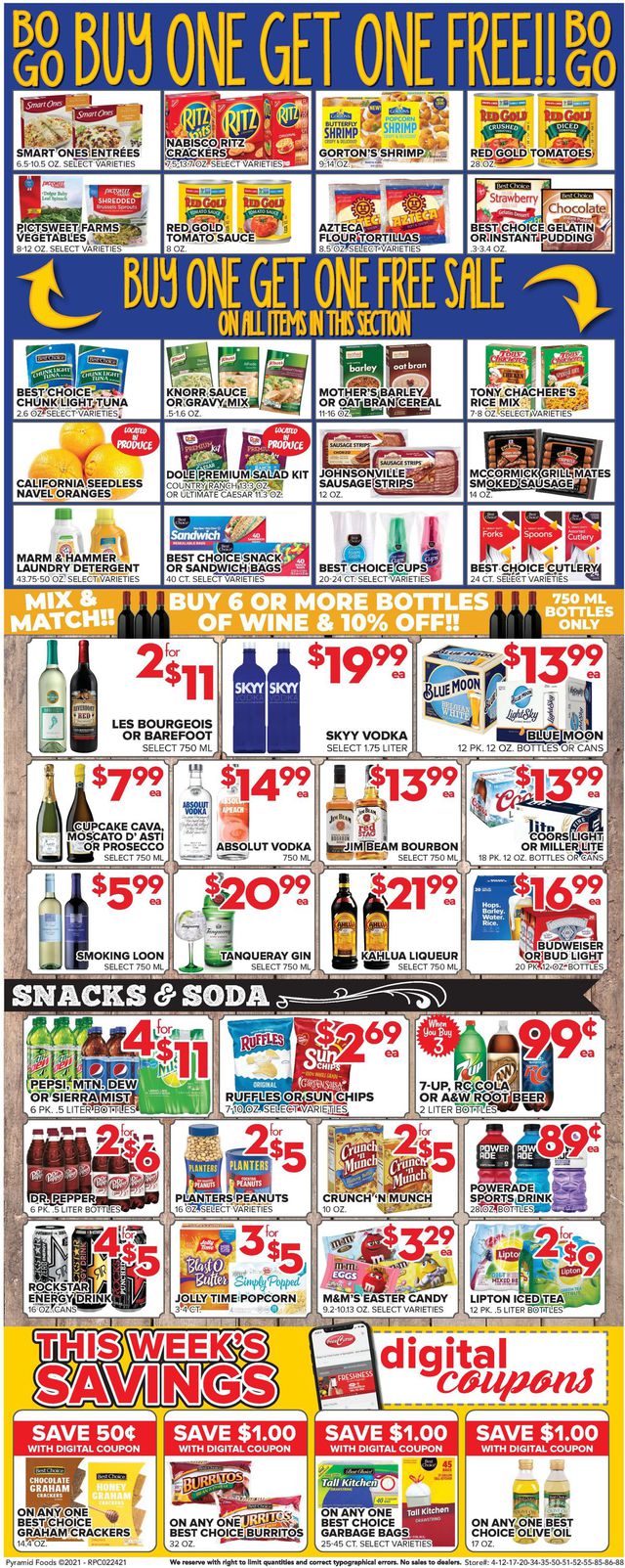 Price Cutter Ad from 02/24/2021