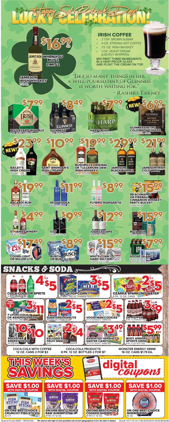 Price Cutter Ad from 03/10/2021