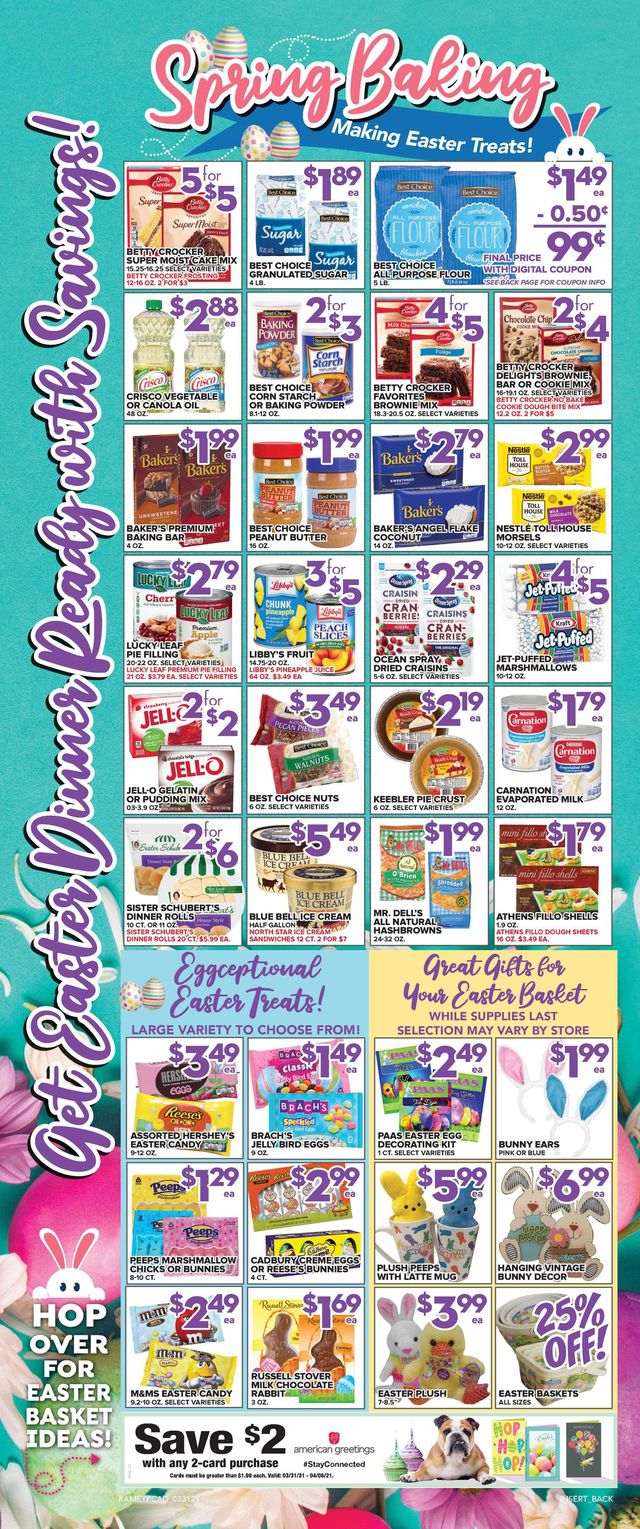 Price Cutter Ad from 03/31/2021