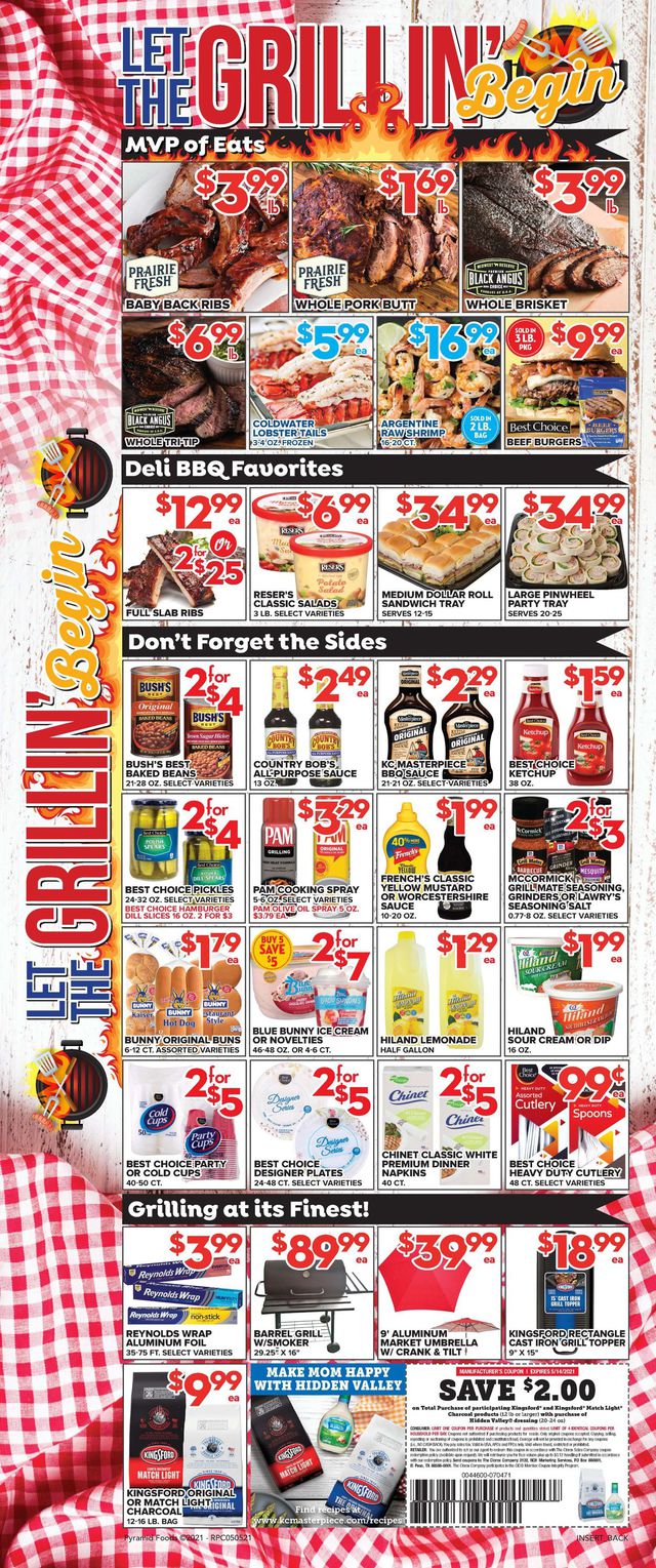 Price Cutter Ad from 05/05/2021