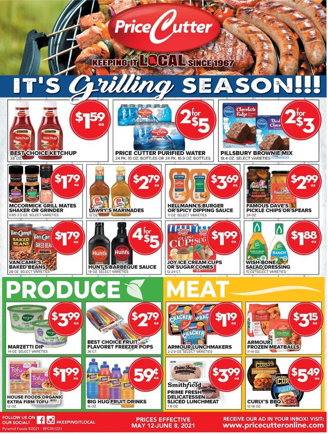 Price Cutter Ad from 05/12/2021
