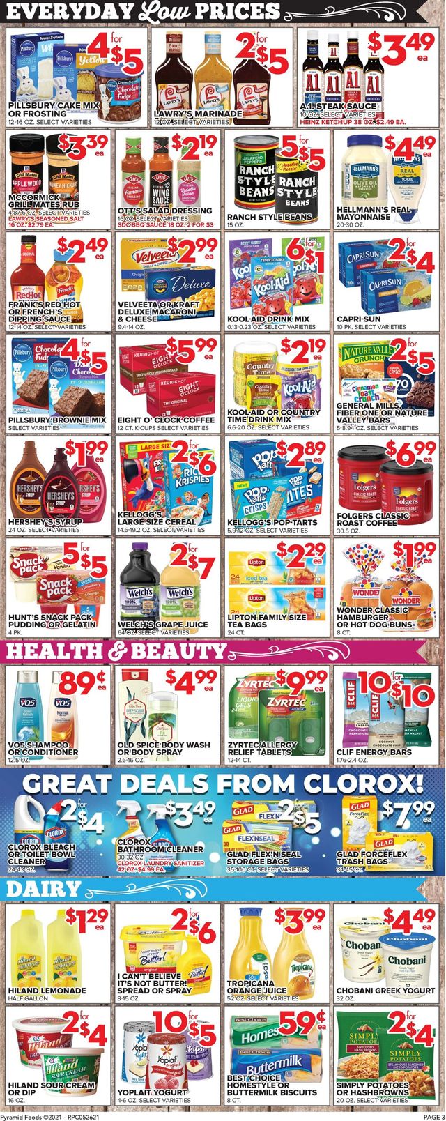Price Cutter Ad from 05/26/2021