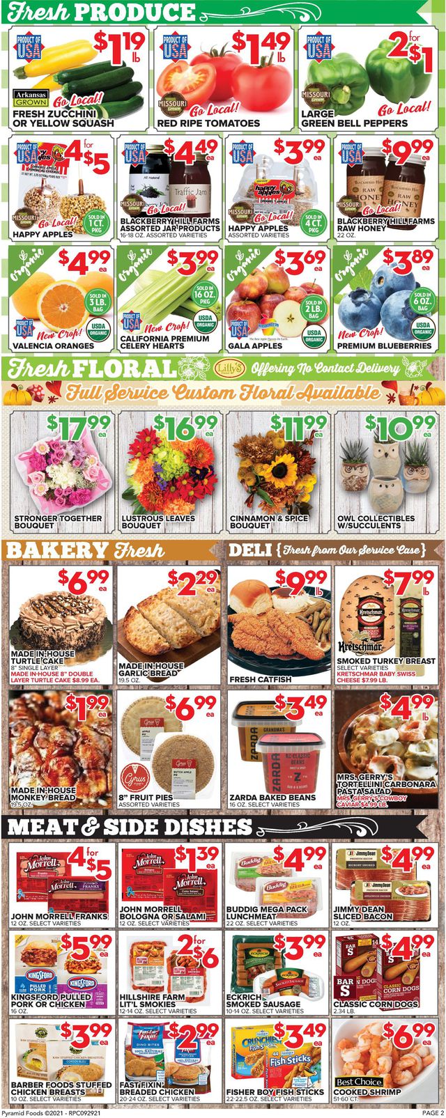 Price Cutter Ad from 09/29/2021