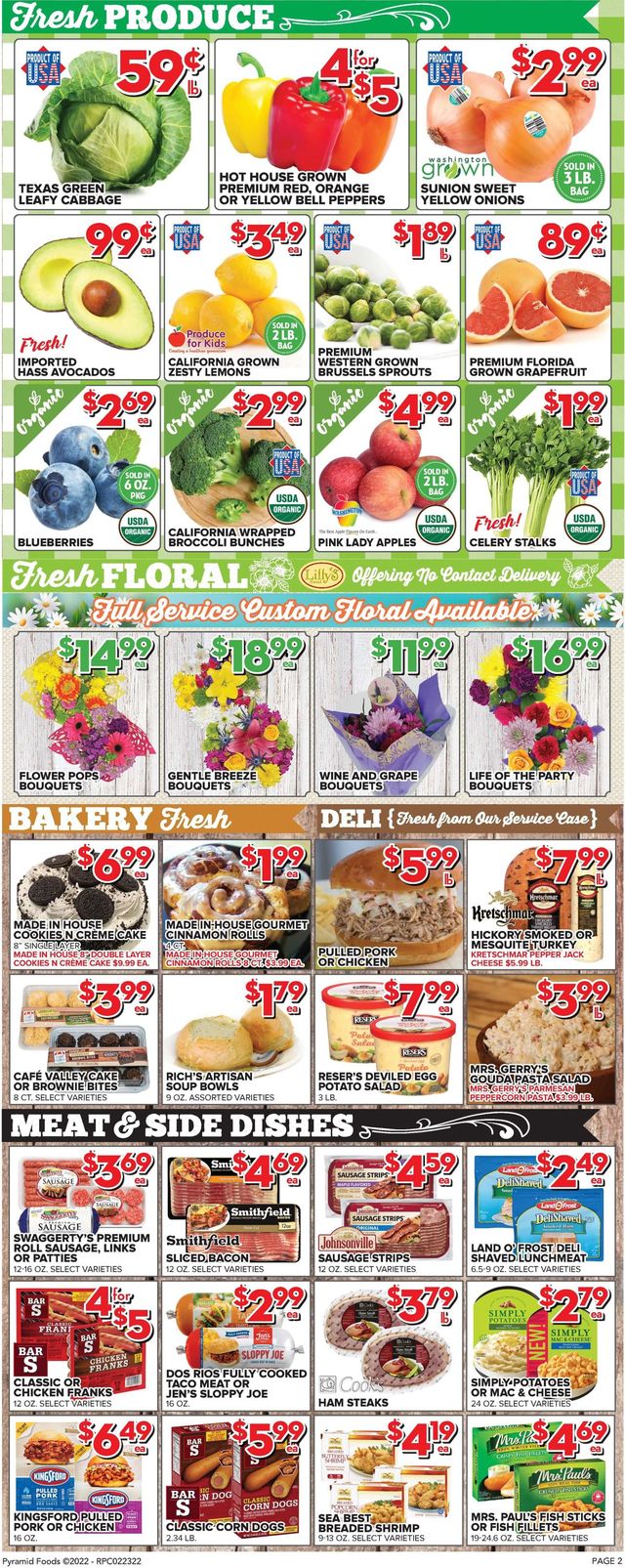 Price Cutter Ad from 02/23/2022