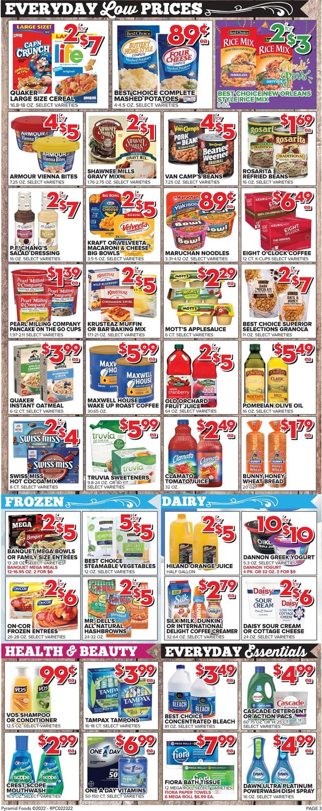 Price Cutter Ad from 02/23/2022