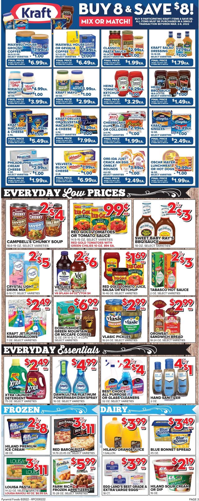 Price Cutter Ad from 03/02/2022