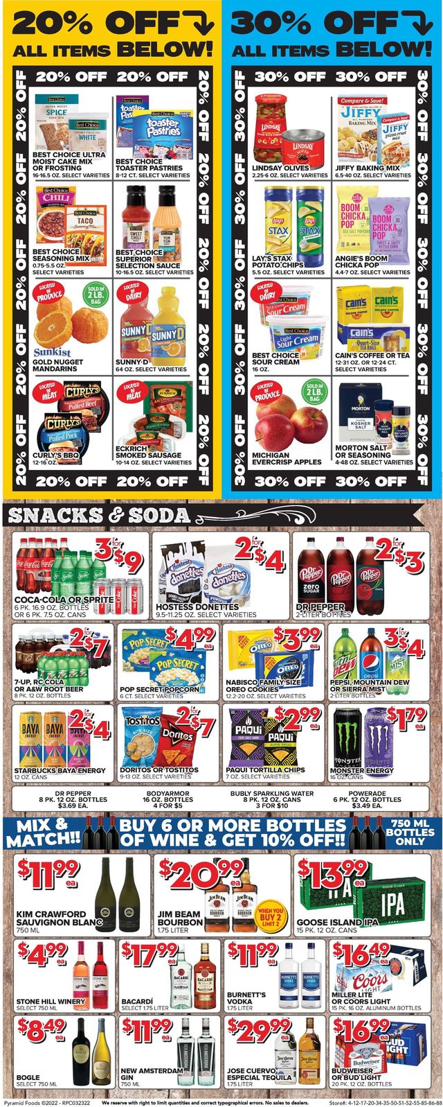 Price Cutter Ad from 03/23/2022