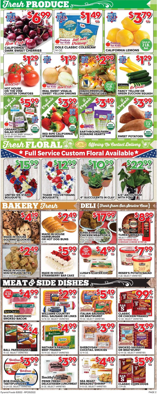 Price Cutter Ad from 05/25/2022