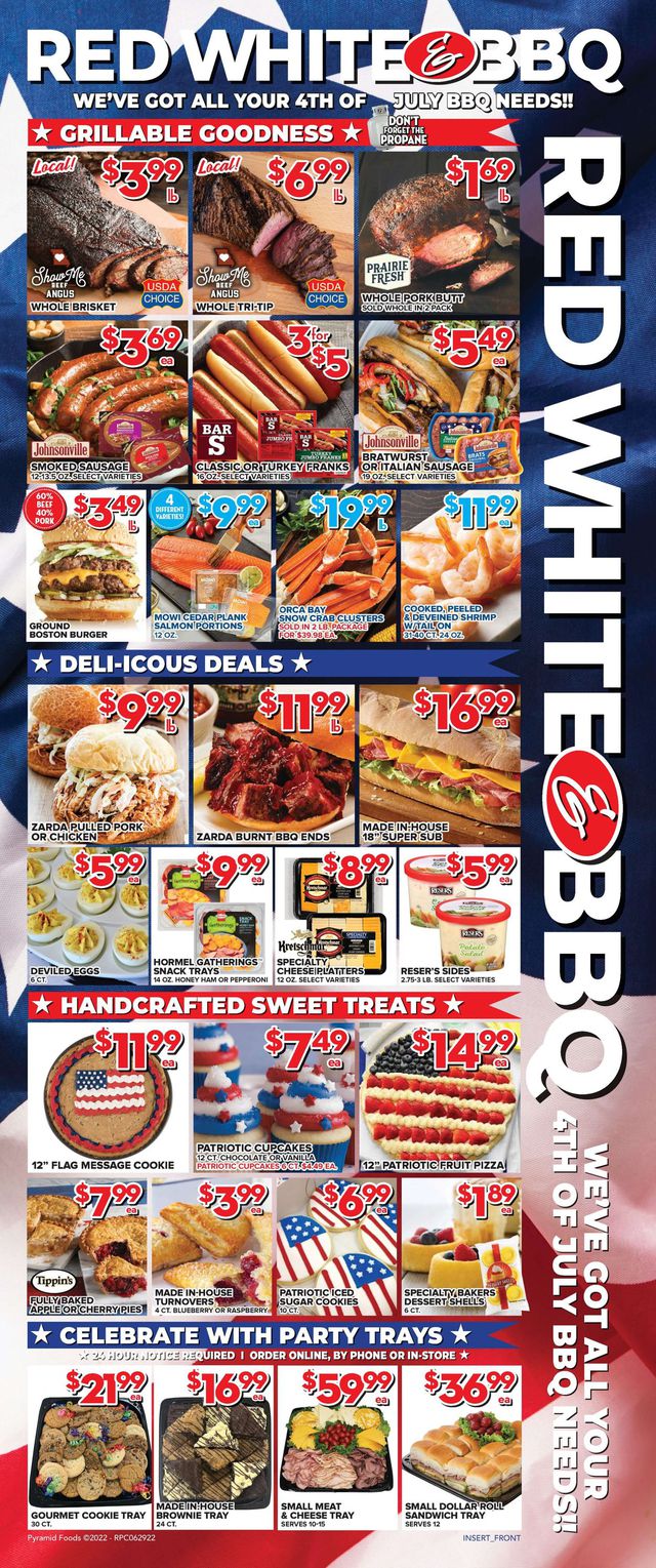 Price Cutter Ad from 06/29/2022