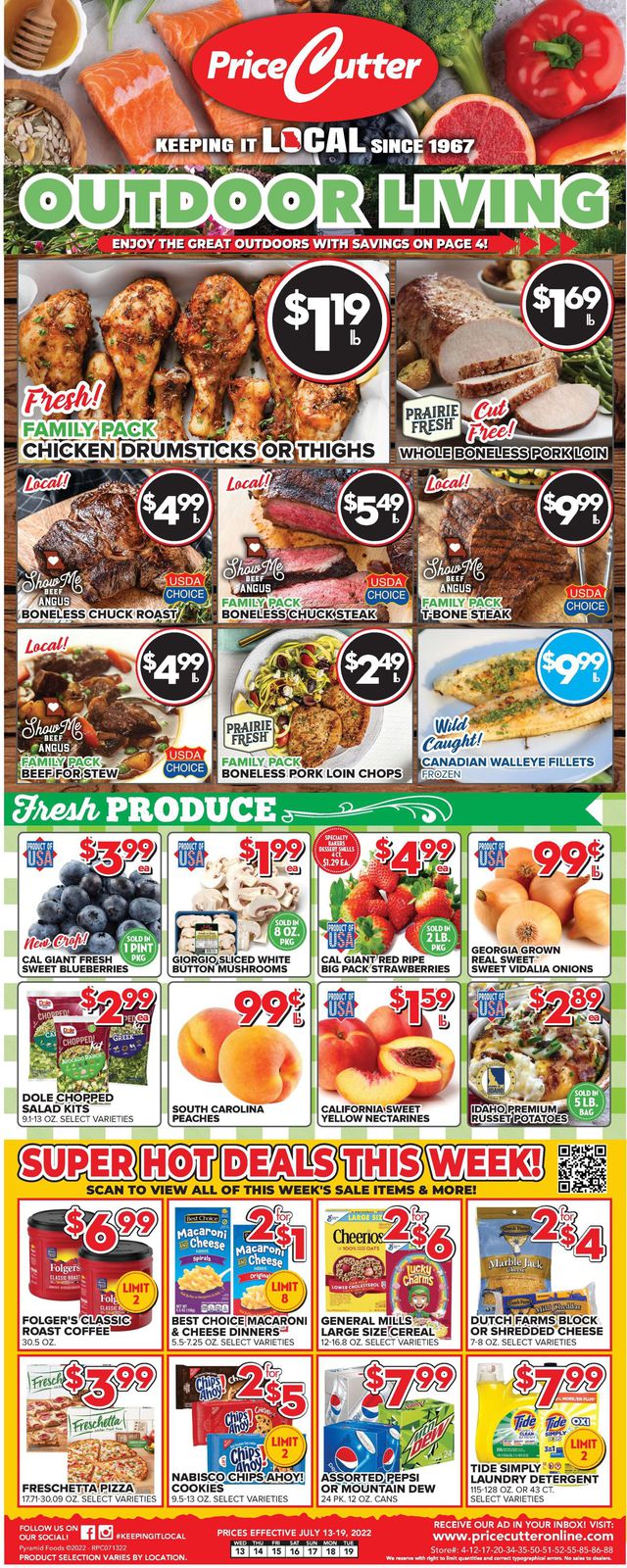Price Cutter Ad from 07/13/2022