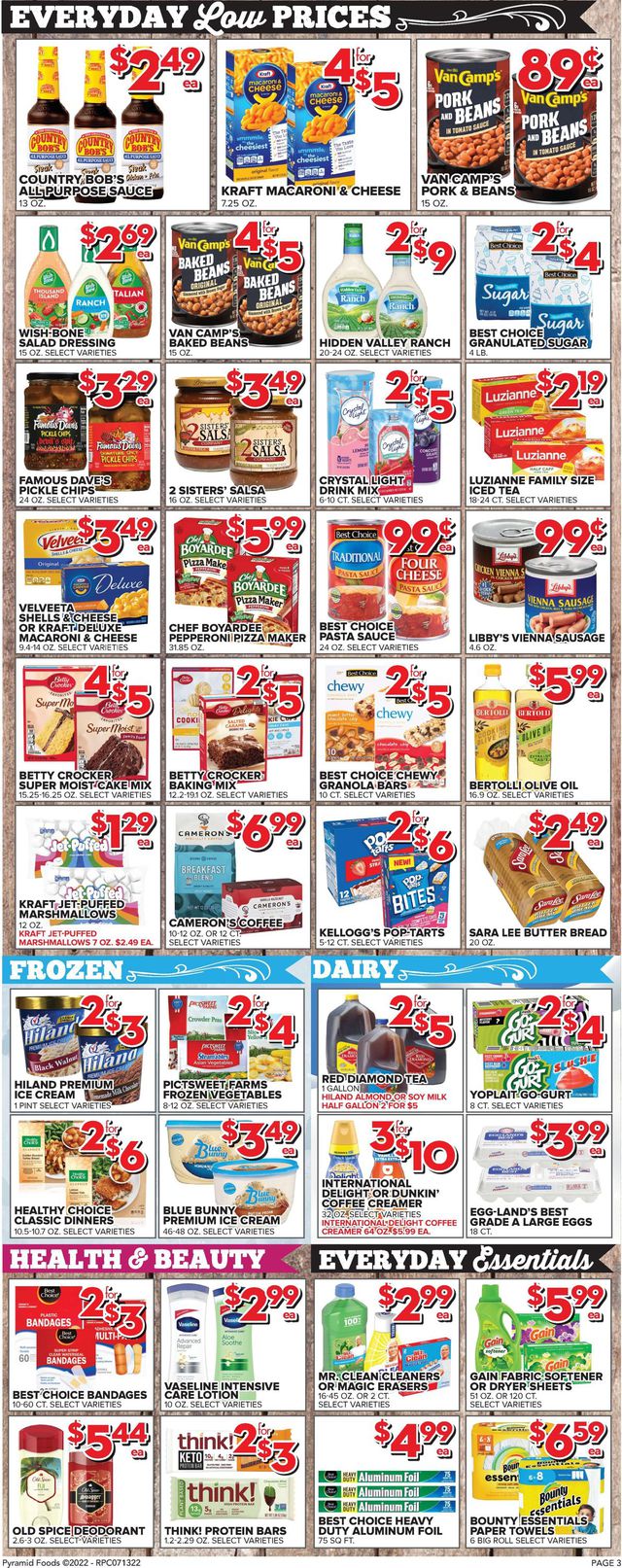 Price Cutter Ad from 07/13/2022