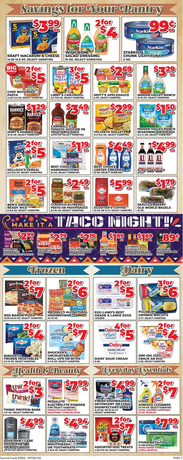 Price Cutter Ad from 08/17/2022