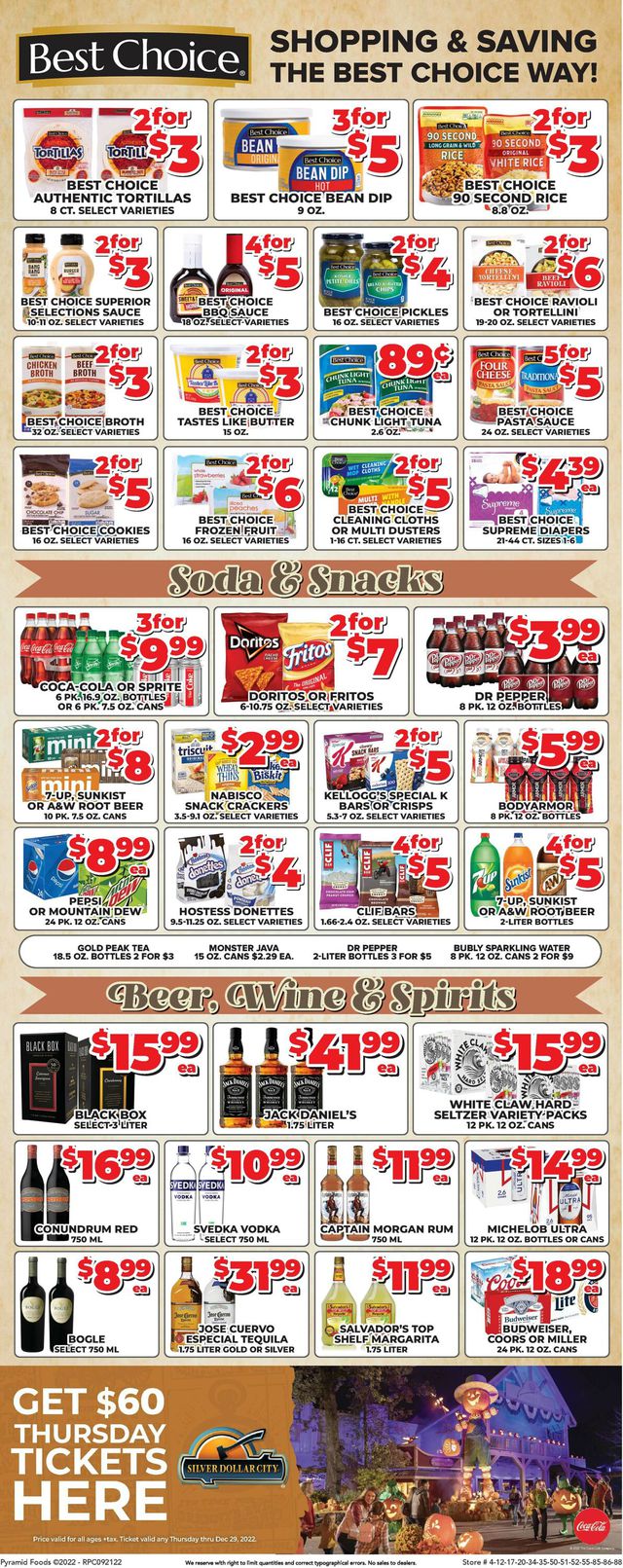 Price Cutter Ad from 09/21/2022