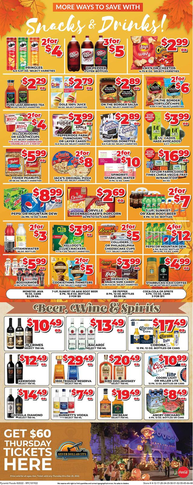 Price Cutter Ad from 10/19/2022