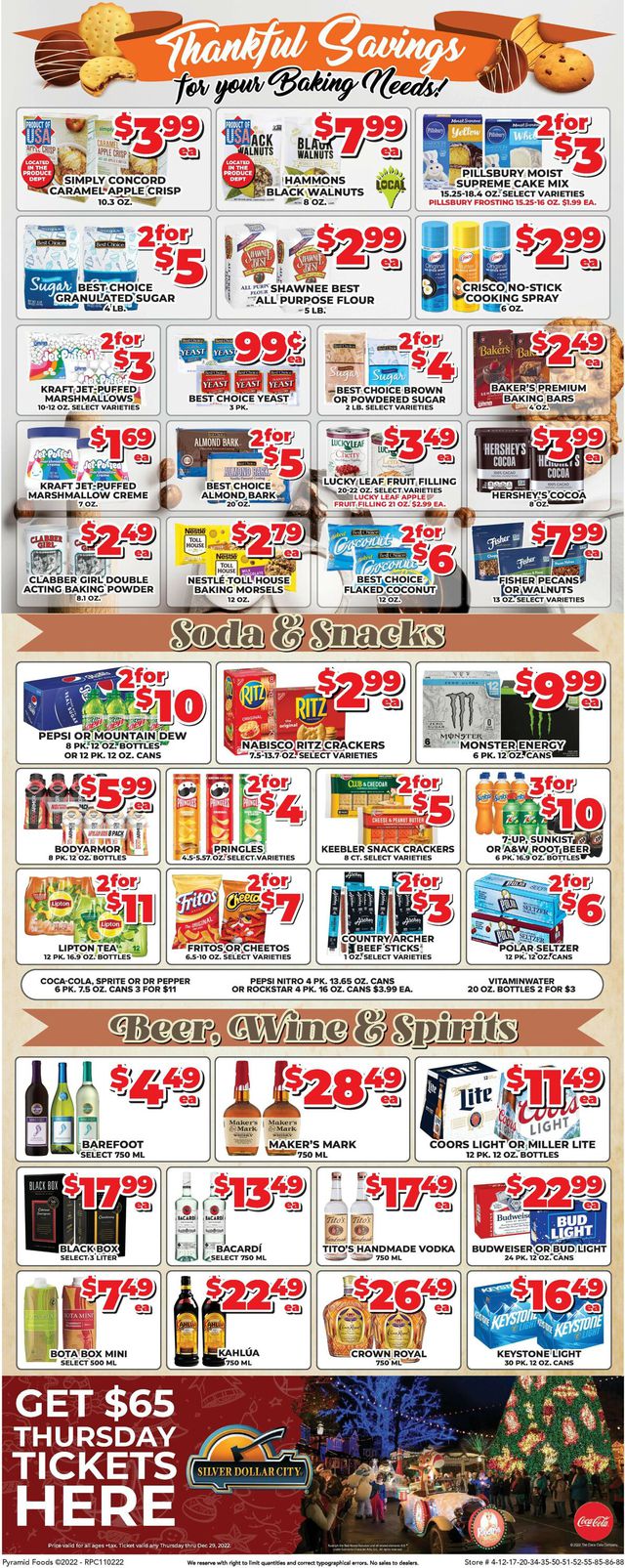 Price Cutter Ad from 11/02/2022