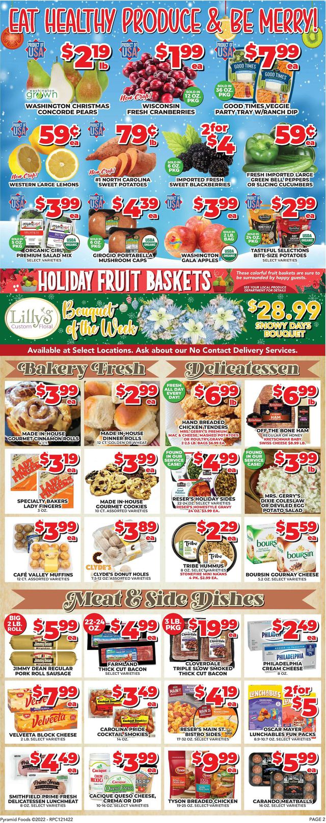 Price Cutter Ad from 12/14/2022