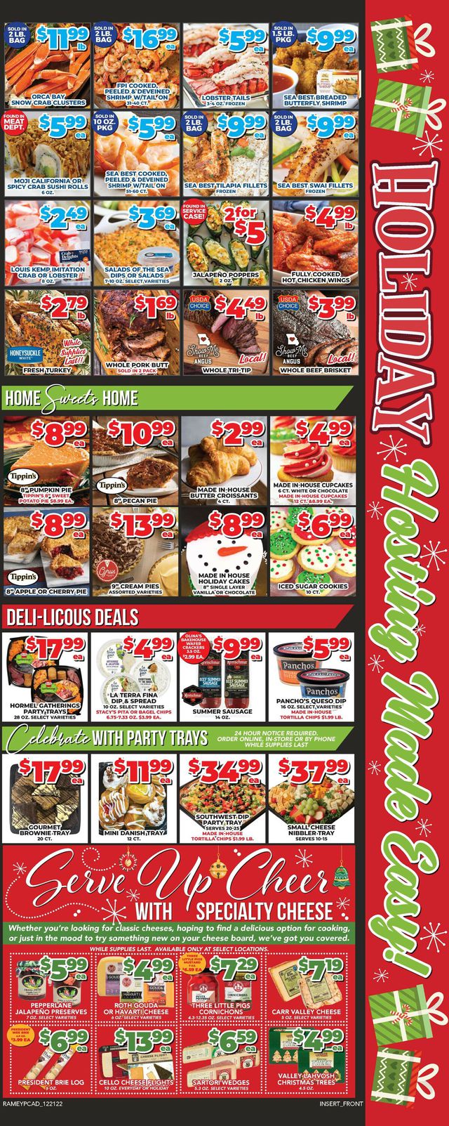 Price Cutter Ad from 12/21/2022