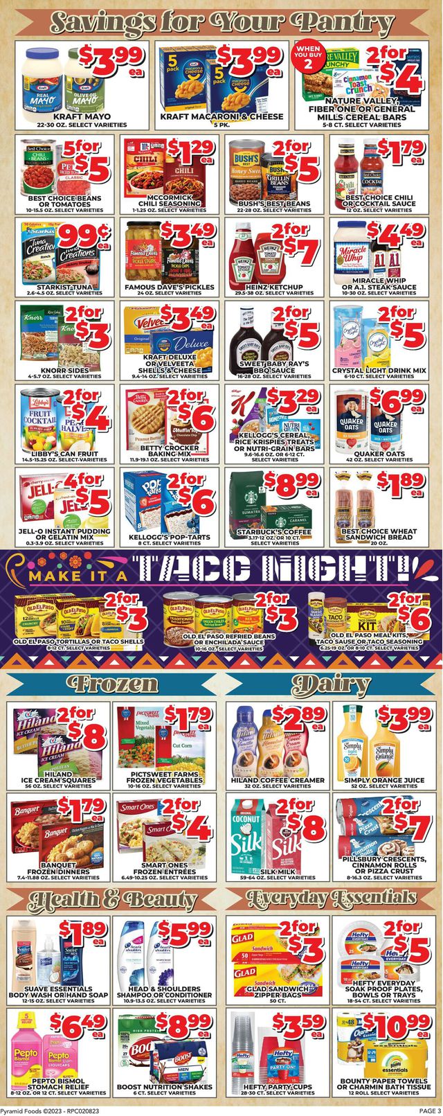 Price Cutter Ad from 02/08/2023