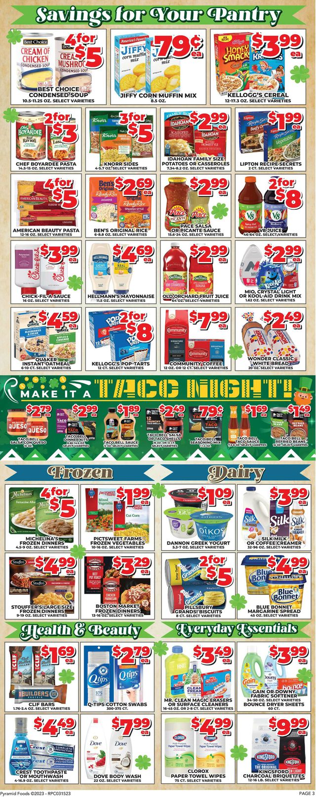 Price Cutter Ad from 03/15/2023
