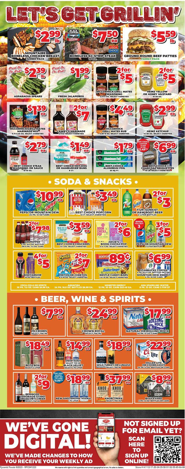 Price Cutter Ad from 04/12/2023
