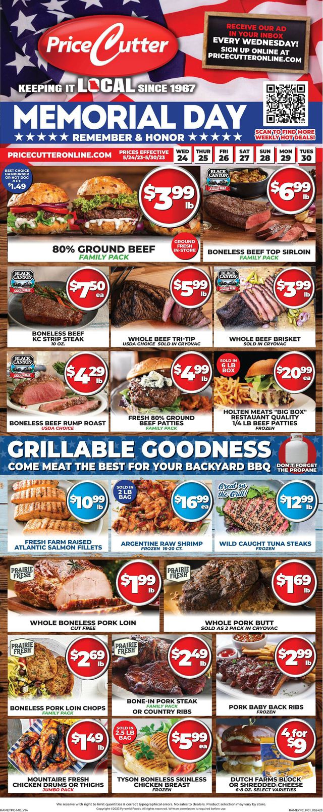 Price Cutter Ad from 05/24/2023