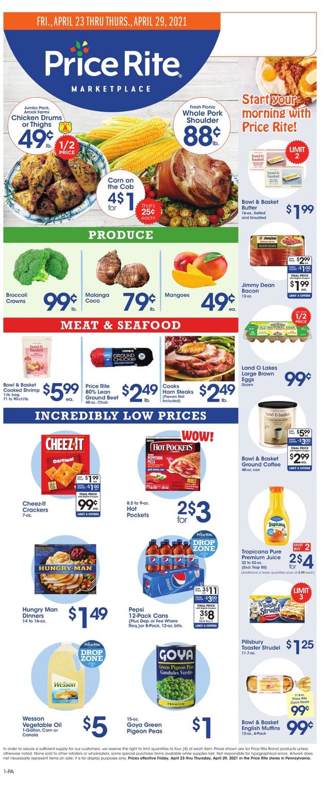 Price Rite Ad from 04/23/2021