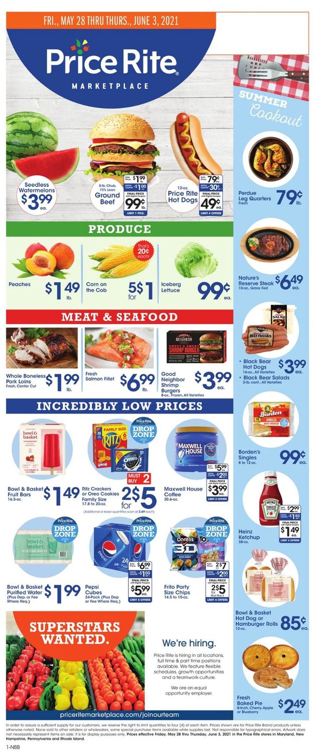 Price Rite Ad from 05/28/2021
