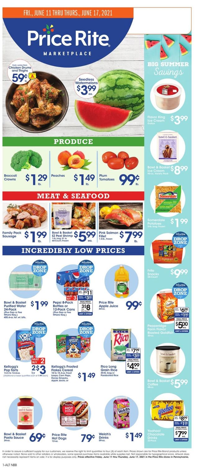 Price Rite Ad from 06/11/2021