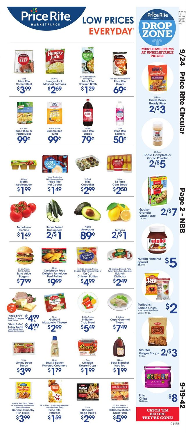 Price Rite Ad from 09/24/2021