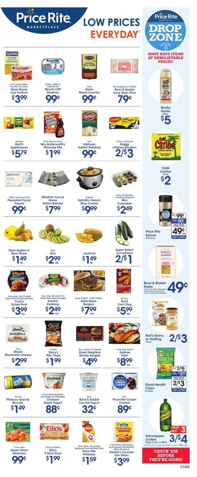 Price Rite Ad from 10/22/2021
