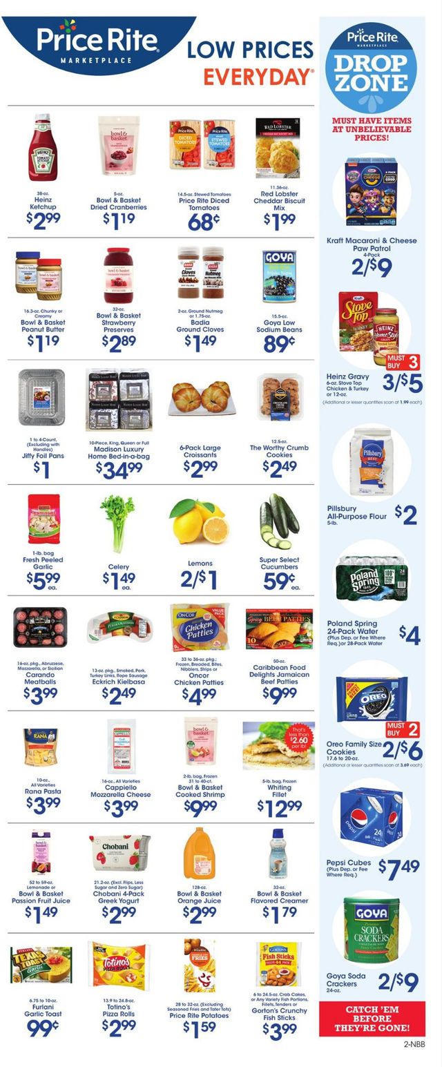 Price Rite Ad from 10/29/2021