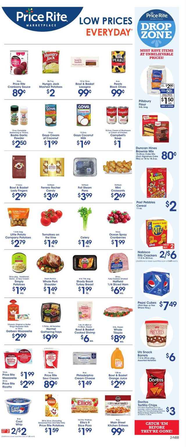 Price Rite Ad from 11/19/2021