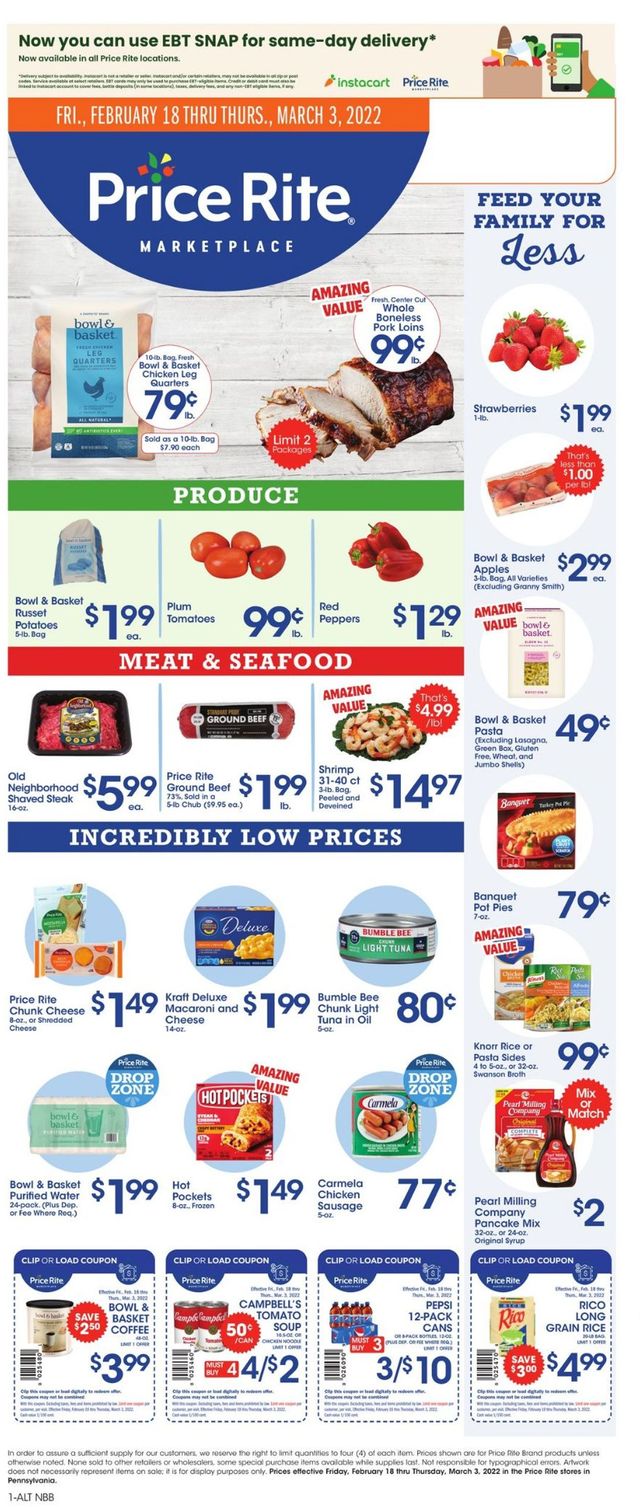 Price Rite Ad from 02/18/2022