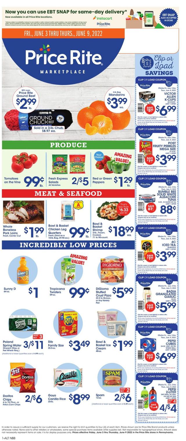 Price Rite Ad from 06/03/2022