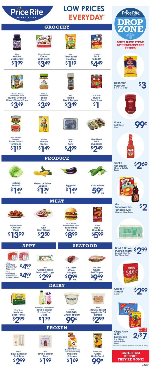 Price Rite Ad from 07/08/2022