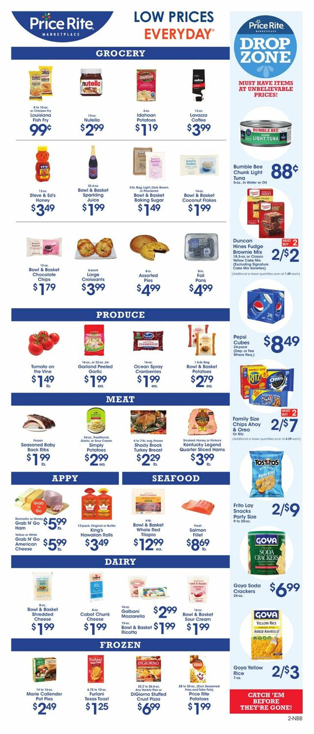 Price Rite Ad from 12/16/2022