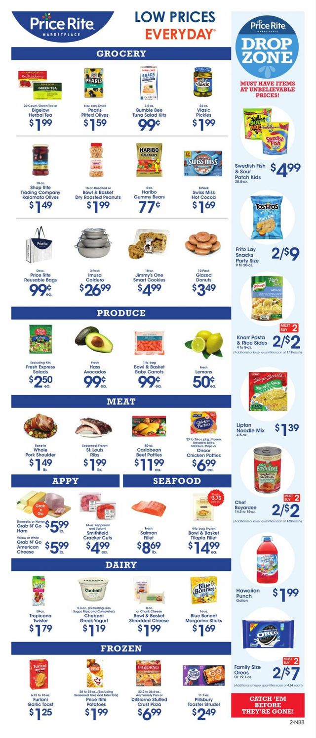 Price Rite Ad from 12/30/2022
